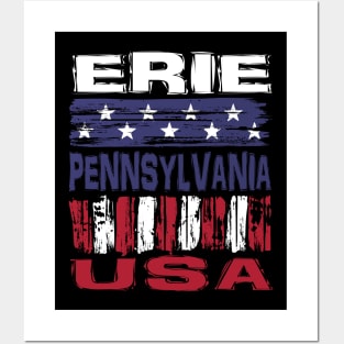 Erie Pennsylvania USA T-Shirt Posters and Art